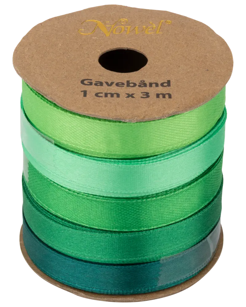 Satinband 5 nyanser - 15 meter