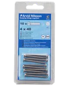 Arvid Nilsson Maskinskrue A4 PH M4 x 40 mm 10-pak