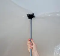 Støvvæg i bæretaske