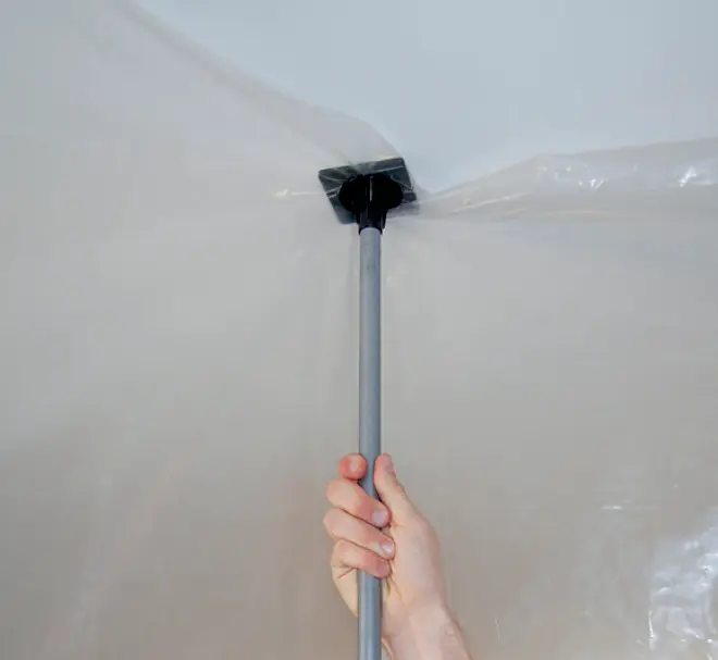 Støvvæg i bæretaske