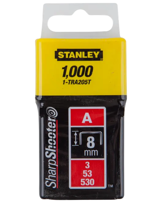 Stanley häftklammer 8 mm 1000 st