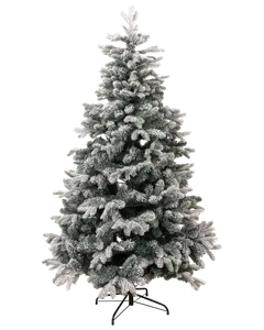 Julgran på fot 180 cm - snö