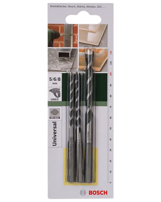 Bosch Multi SDS-Quick borrsats 3 st