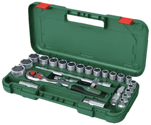 Spärrnyckelsats 1/2" 25 delar