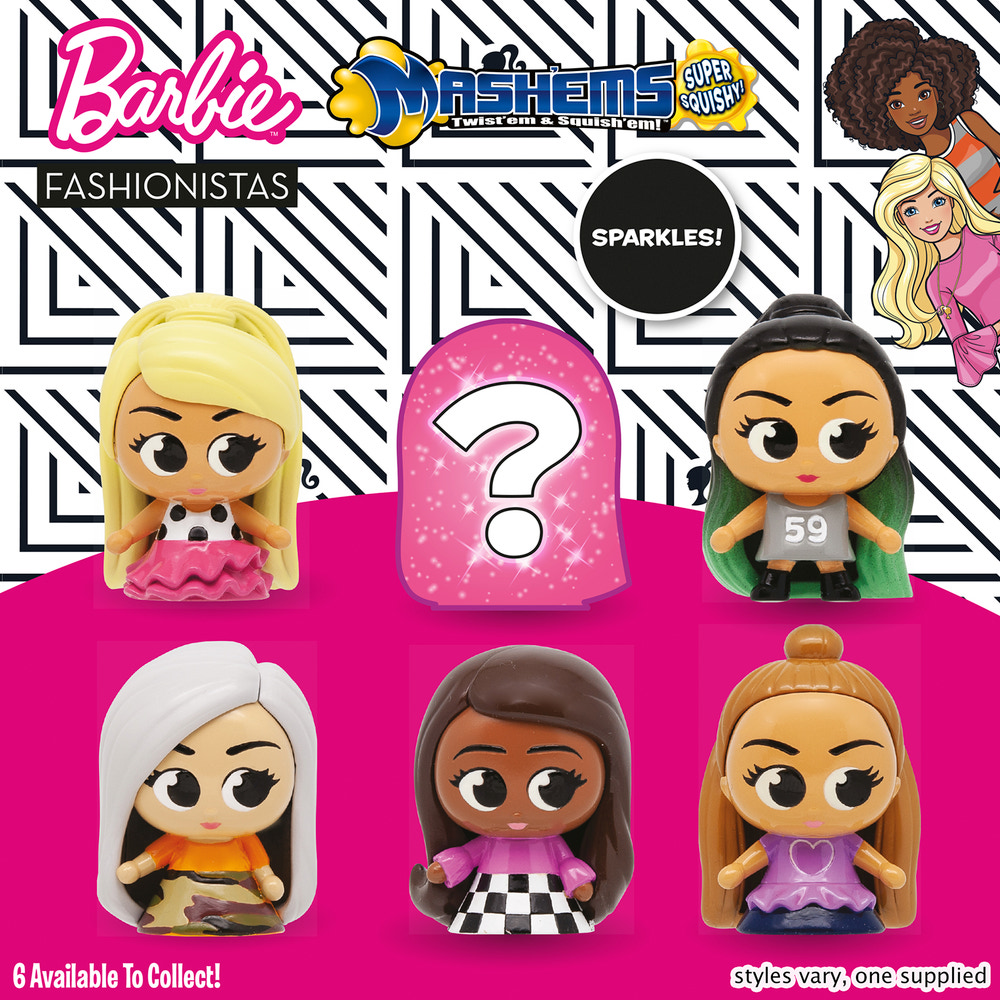 Mash'ems Barbie assorteret