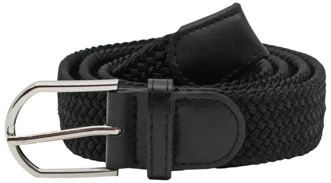 Bälte med stretch - svart storlek L