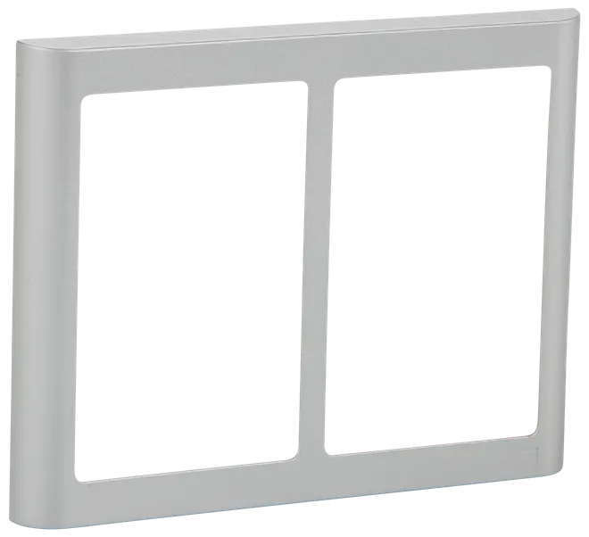 LK FUGA Design ramme SOFT 63 2x1½ modul - stål