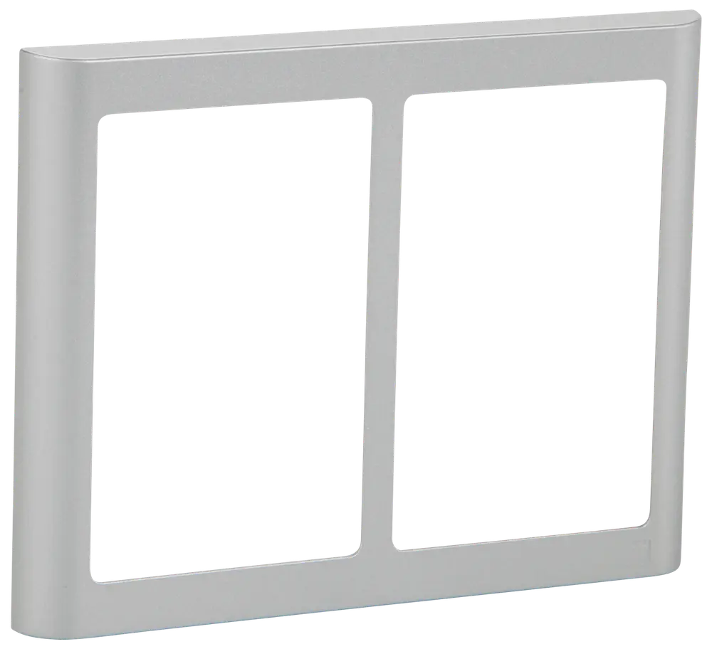 LK FUGA Design ramme SOFT 63 2x1½ modul - stål