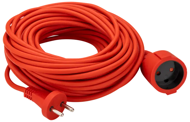 Forlængerkabel uden jord 20 meter