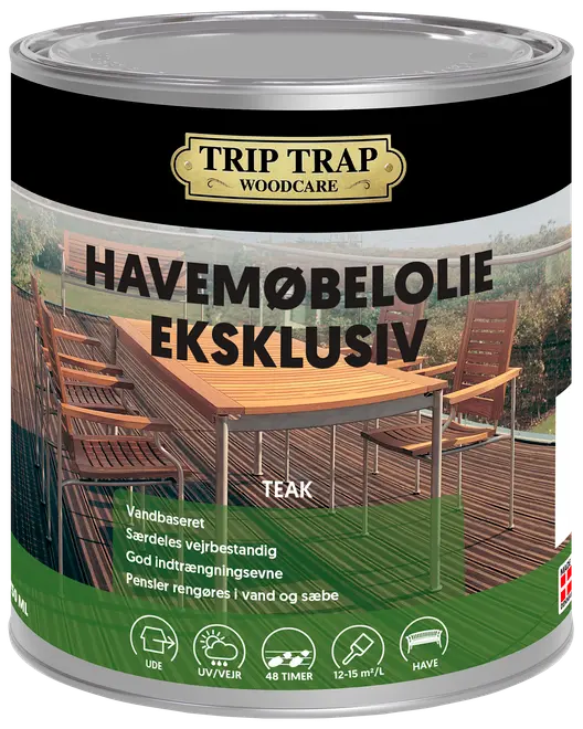 Trip Trap havemøbelolie 0,75 L - Teak