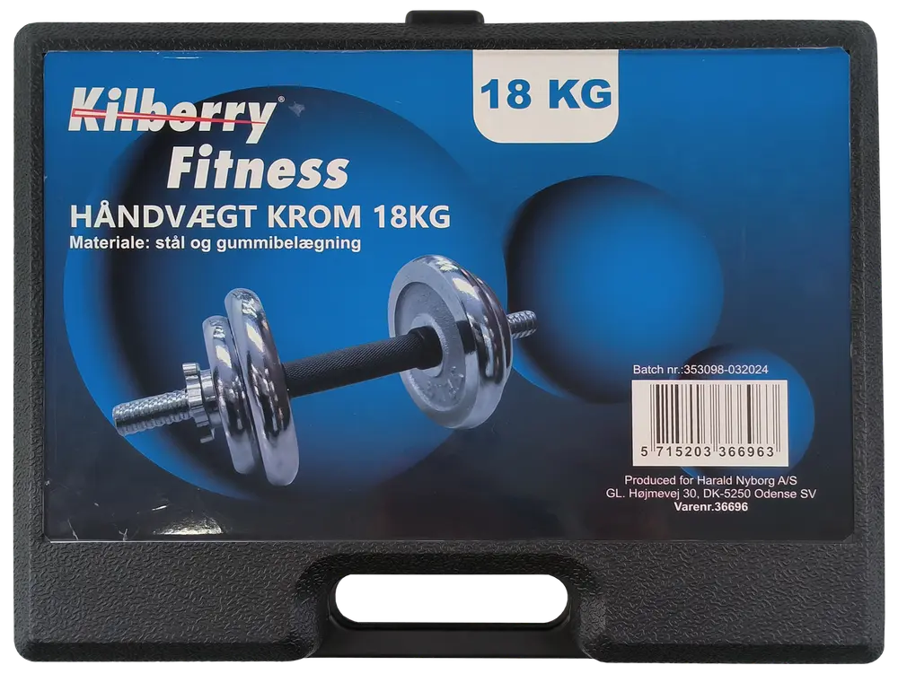 Kilberry Fitness Håndvægte 18 kg