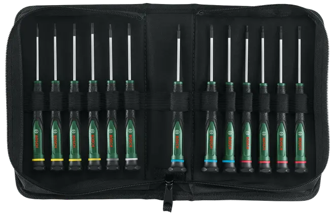 Precisionsskruvmejselsats 13 delar