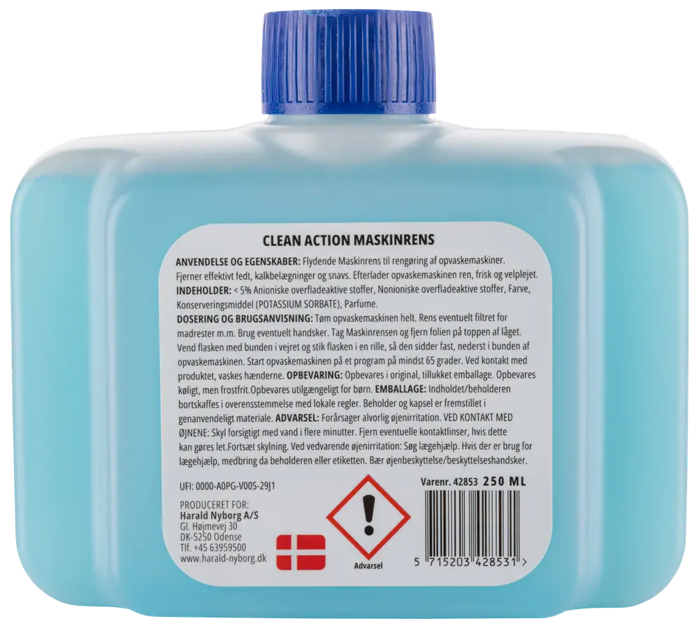 Clean Action Maskinrens 250 ml