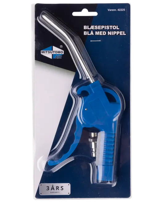 Blæsepistol Blå med nippel