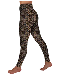 Højtaljede Leggings leopard