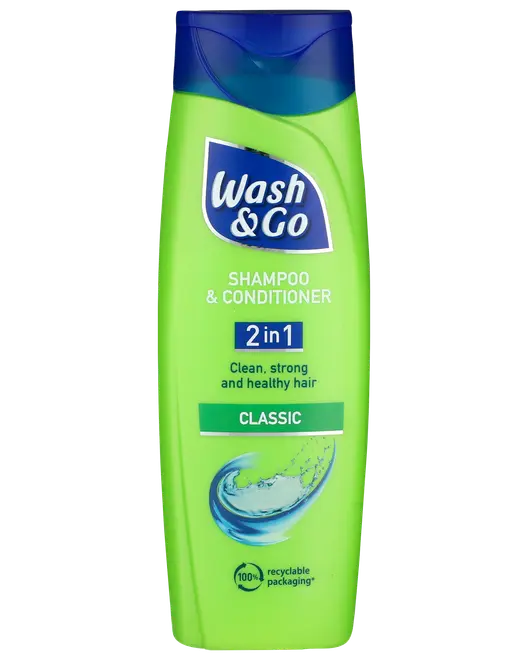 Wash&Go Shampoo 180 ml 2-i-1