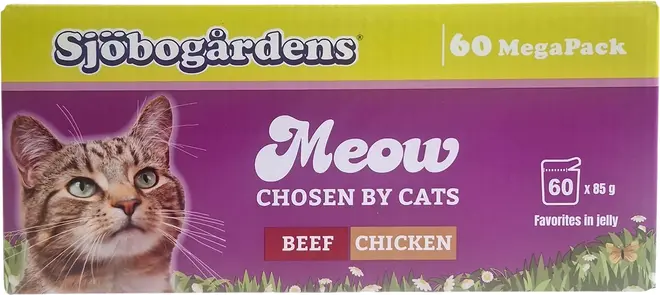 Sjöbogårdens Kattefoder storpak 60 x 85 g
