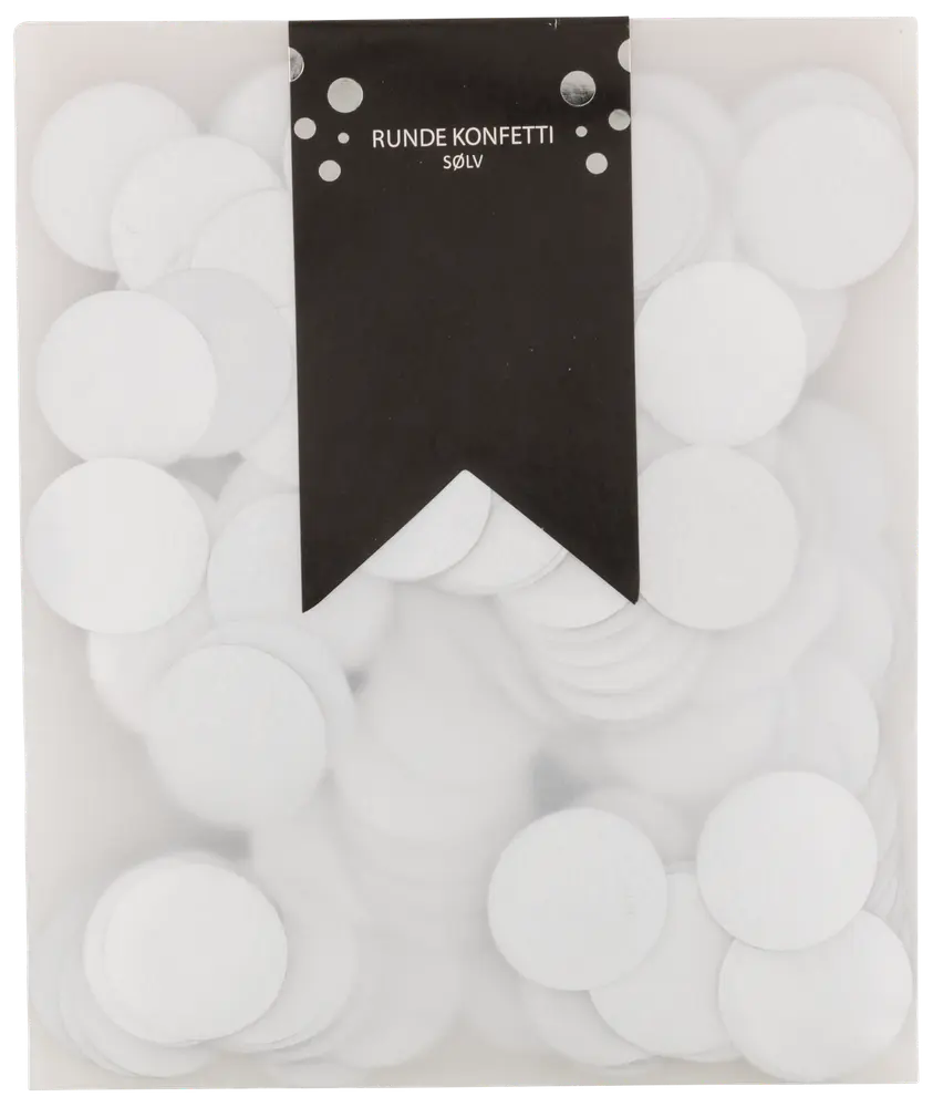 Konfetti runda - olika färger