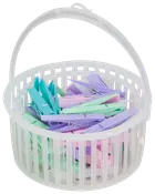 Klädnypor i korg 50 st