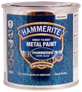 Hammerite Hammer Mørk Blå - 250 ml