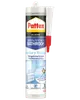 Pattex sanitær silikoneforsegling, grå, til køkken og badeværelse. Skimmelresistent, vandtæt, langtidsholdbar. Leveres i tube med dyse for nem påføring.