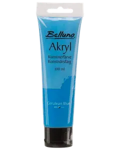 Belluno  Akrylfarve 100 ml Cerulean blue