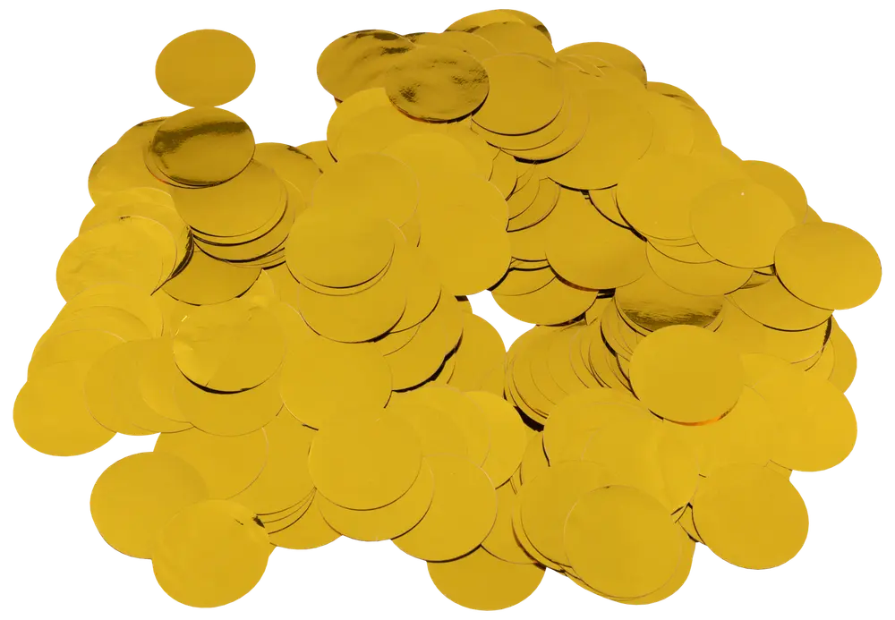 Konfetti runda - olika färger