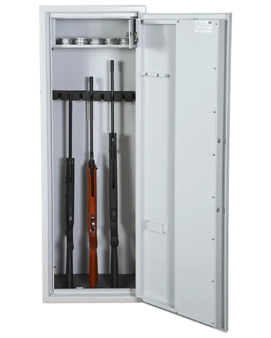 Våbenskab til 9 våben - med overskab