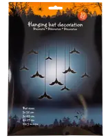 Fladdermöss hängande 10-pack - 3 storlekar