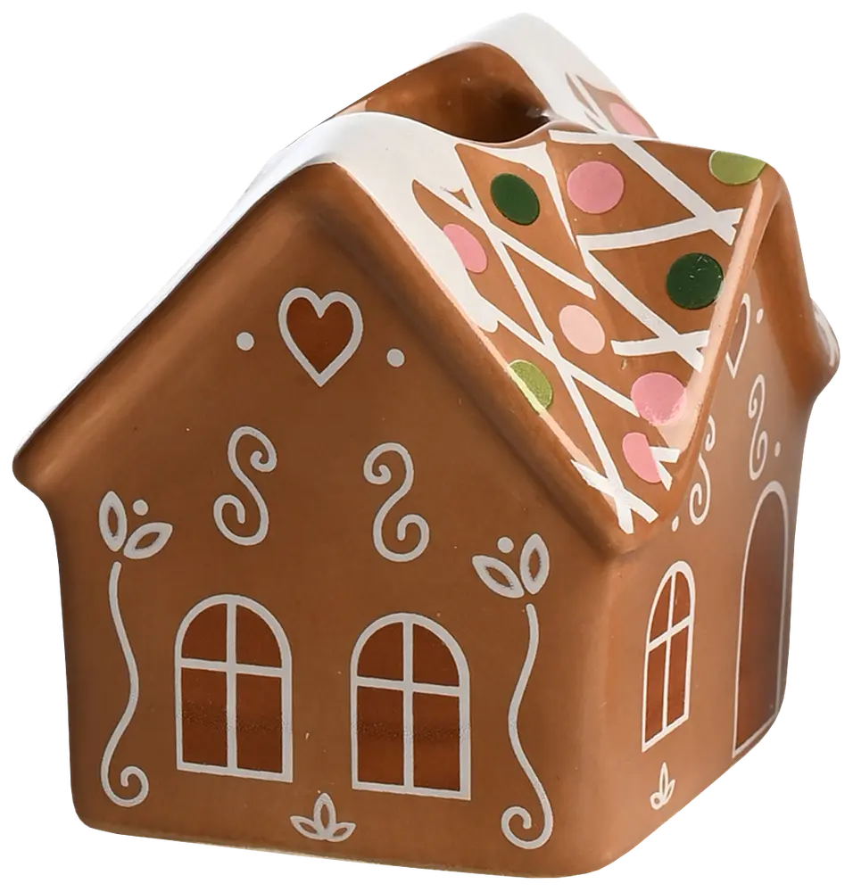 Pepparkakshus ljusstake 