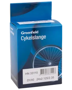 Greenfield Cykelslange DV40 24 x 2,12-2,35