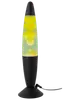 Lavalampe H. 34 cm - klar/gul