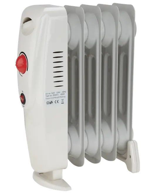 Oljeradiator med 5 ribbor