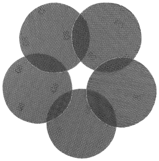 Slipnät Ø125 mm K80 5-pack