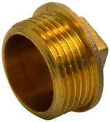 Ändplugg 3/4\" mässing