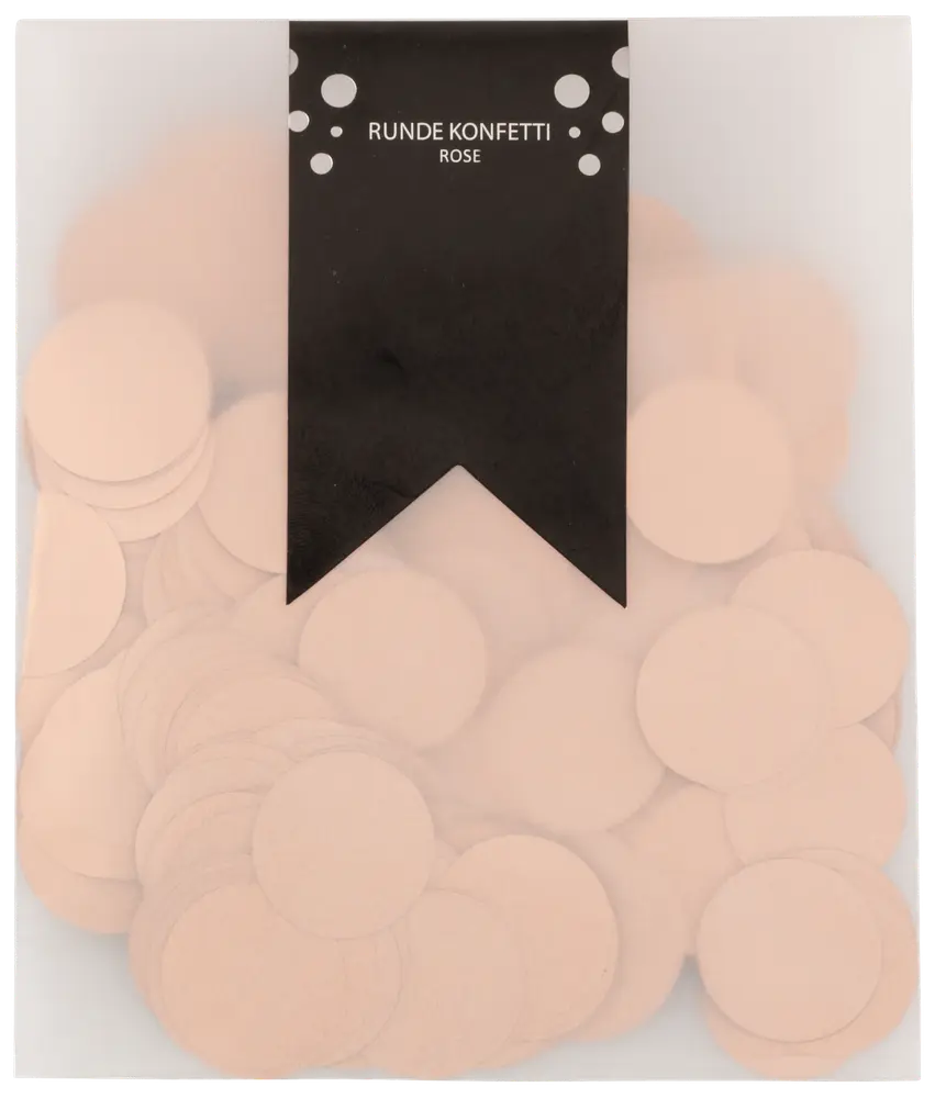 Konfetti runda - olika färger