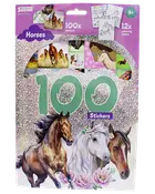 Stickers hästar 100-pack