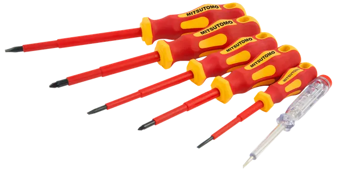 Mitsutomo skruvmejselset VDE 