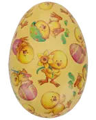 Påskägg 15 cm 3-pack