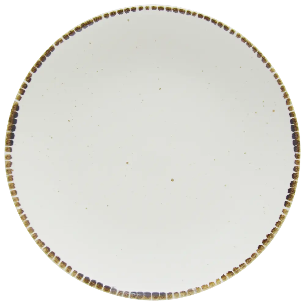 Stentøjstallerken Vega Ø27 cm - creme billede 2