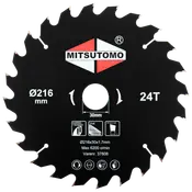 Mitsutomo Rundsavsklinge Ø216 x 30 mm 24T