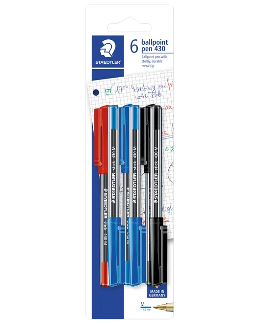 Staedtler Kuglepen ballpoint pen 6-pak