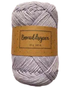 Bomullsgarn 50 g ljus lila