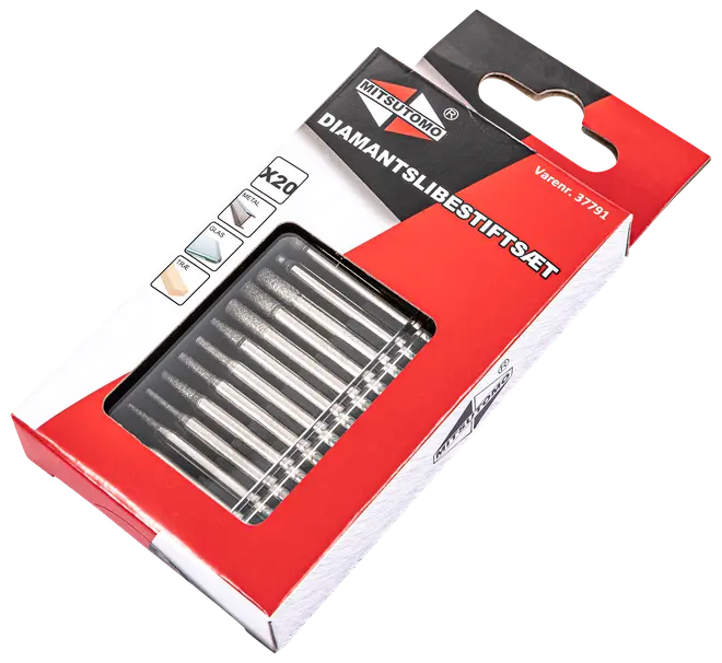 Mitsutomo diamantslipstift 3 mm 20-pack