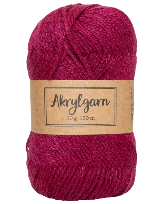 Akrylgarn 50 g rhododendron