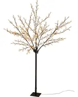 Ljusträd 400 LED blommor 200 cm