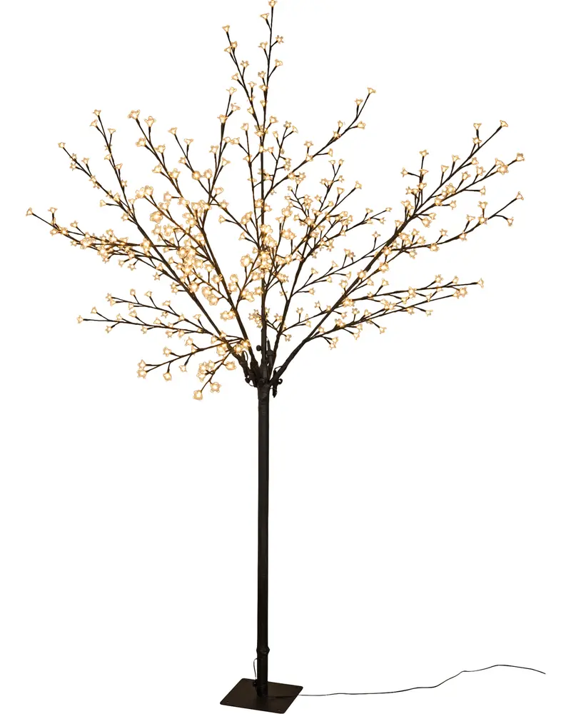 Ljusträd 400 LED blommor 200 cm
