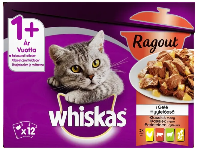 Whiskas Pure Delight 1 år+ 12 x 85 g