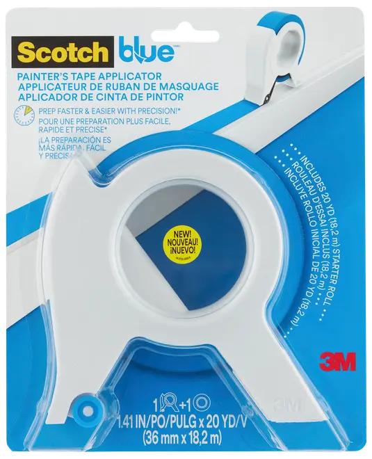 ScotchBlue™ Afdækningstape applikator + 1 rl tape - 36 mm x 18,2 meter
