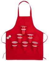 Beer pong förkläde spel